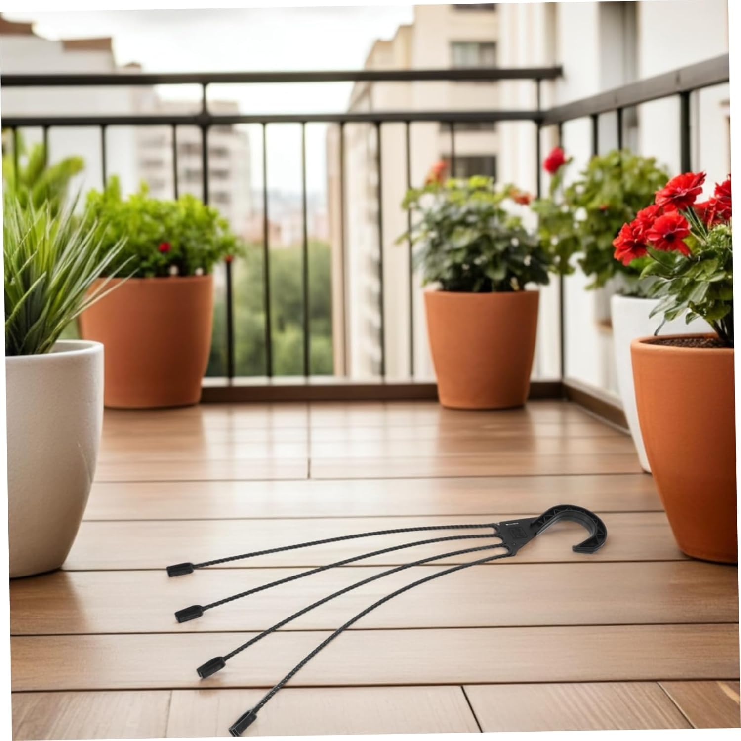 Milisten 5Pcs Durable Flower Pot Hanging Hooks for Wall Planters Easy 