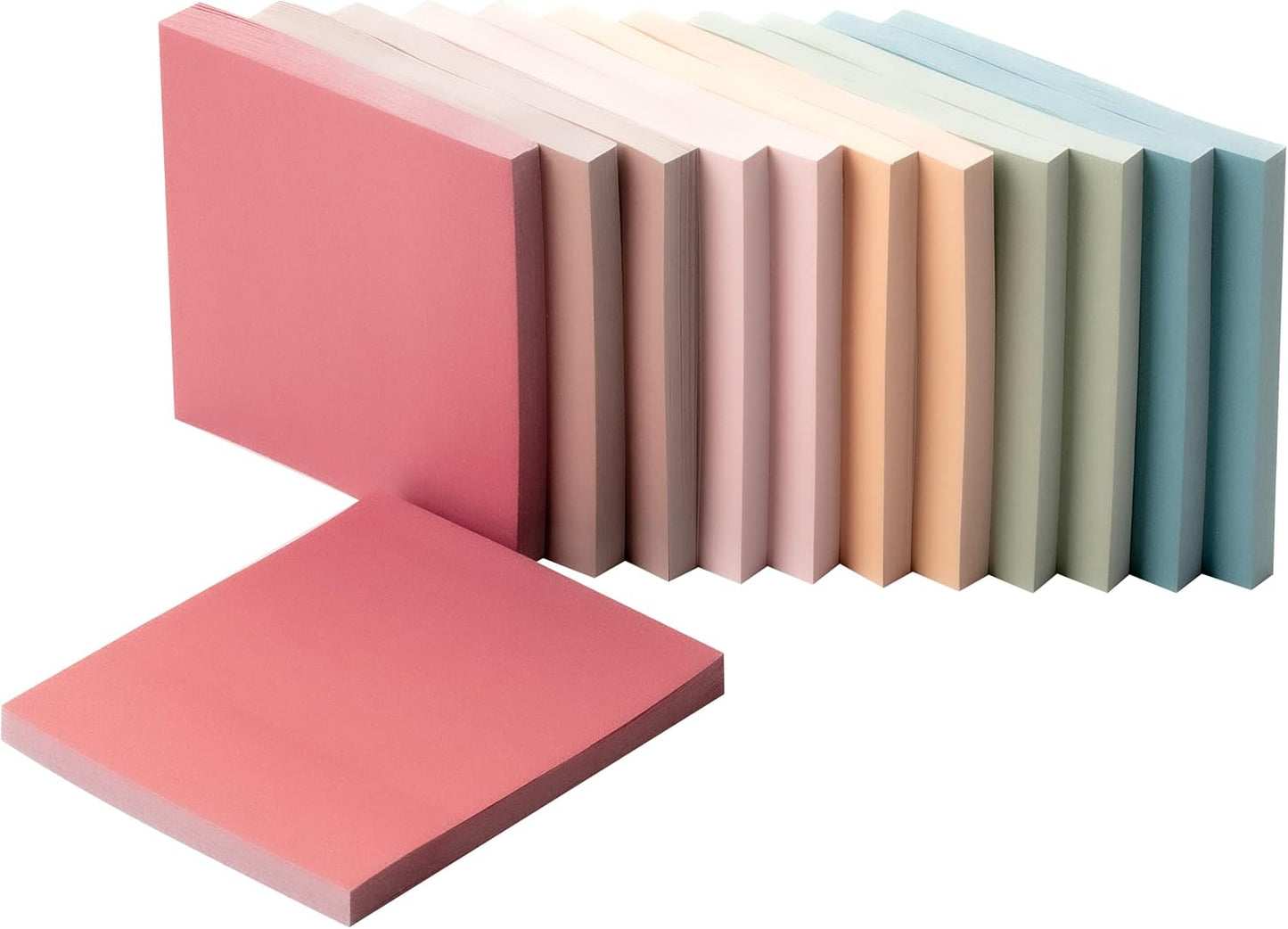 Mr. Pen- Sticky Notes, 3"x3", 12 Pads, Vintage Colors, Self-Stick Pads