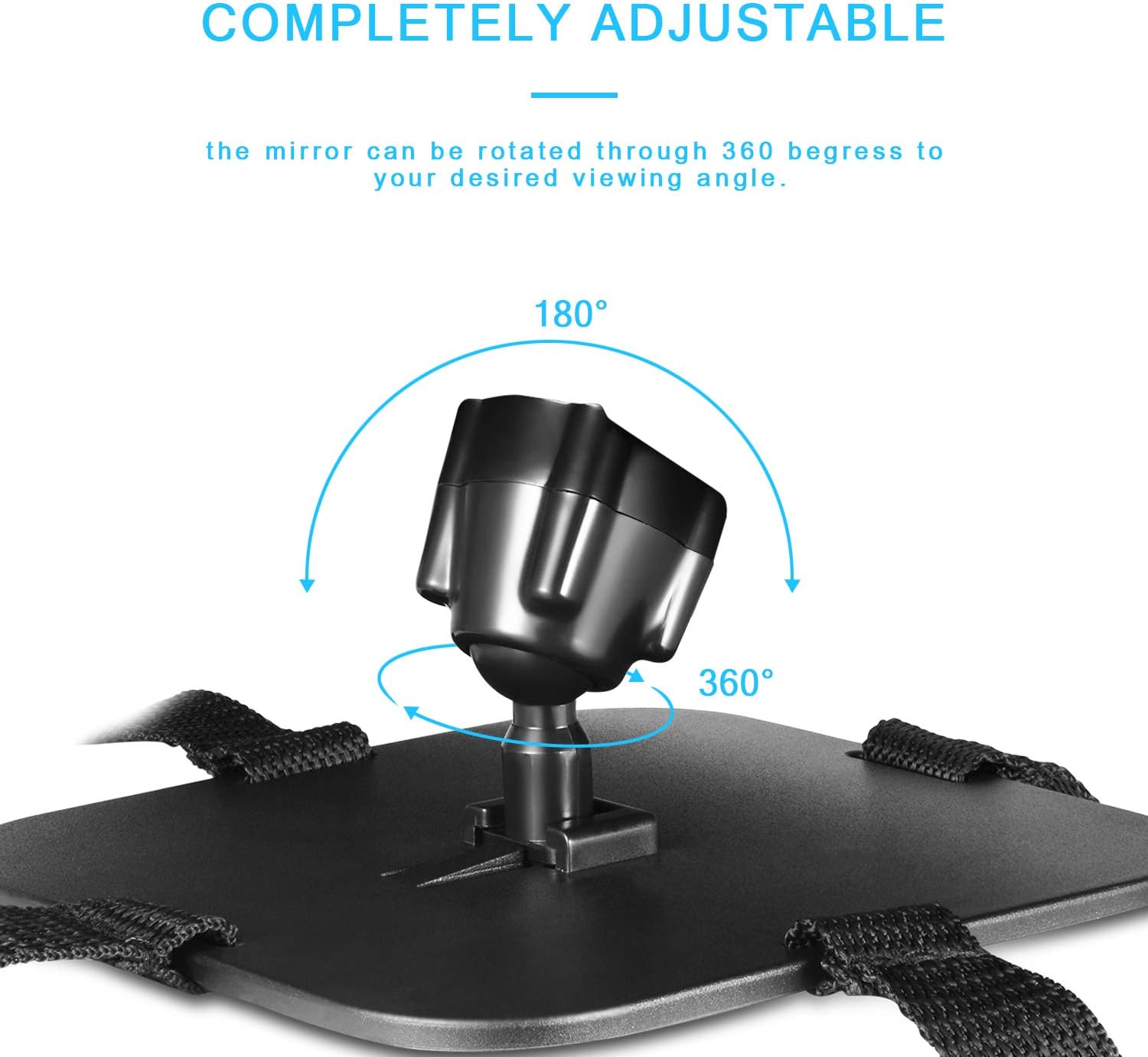 Baby Car Mirror, DARVIQS Car Seat Mirror, Safely Monitor Infant Child 