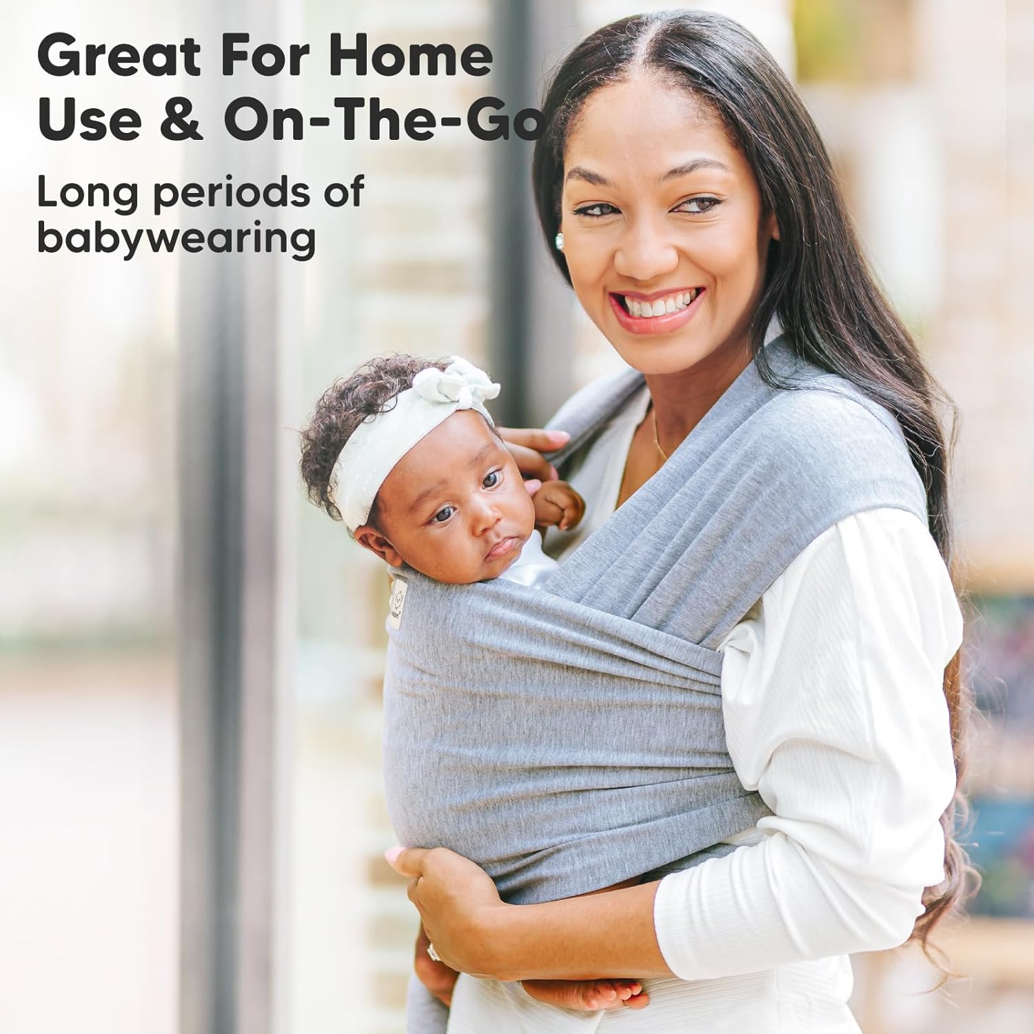 KeaBabies Baby Wrap Carrier - All in 1 Original Baby Carrier Newborn t