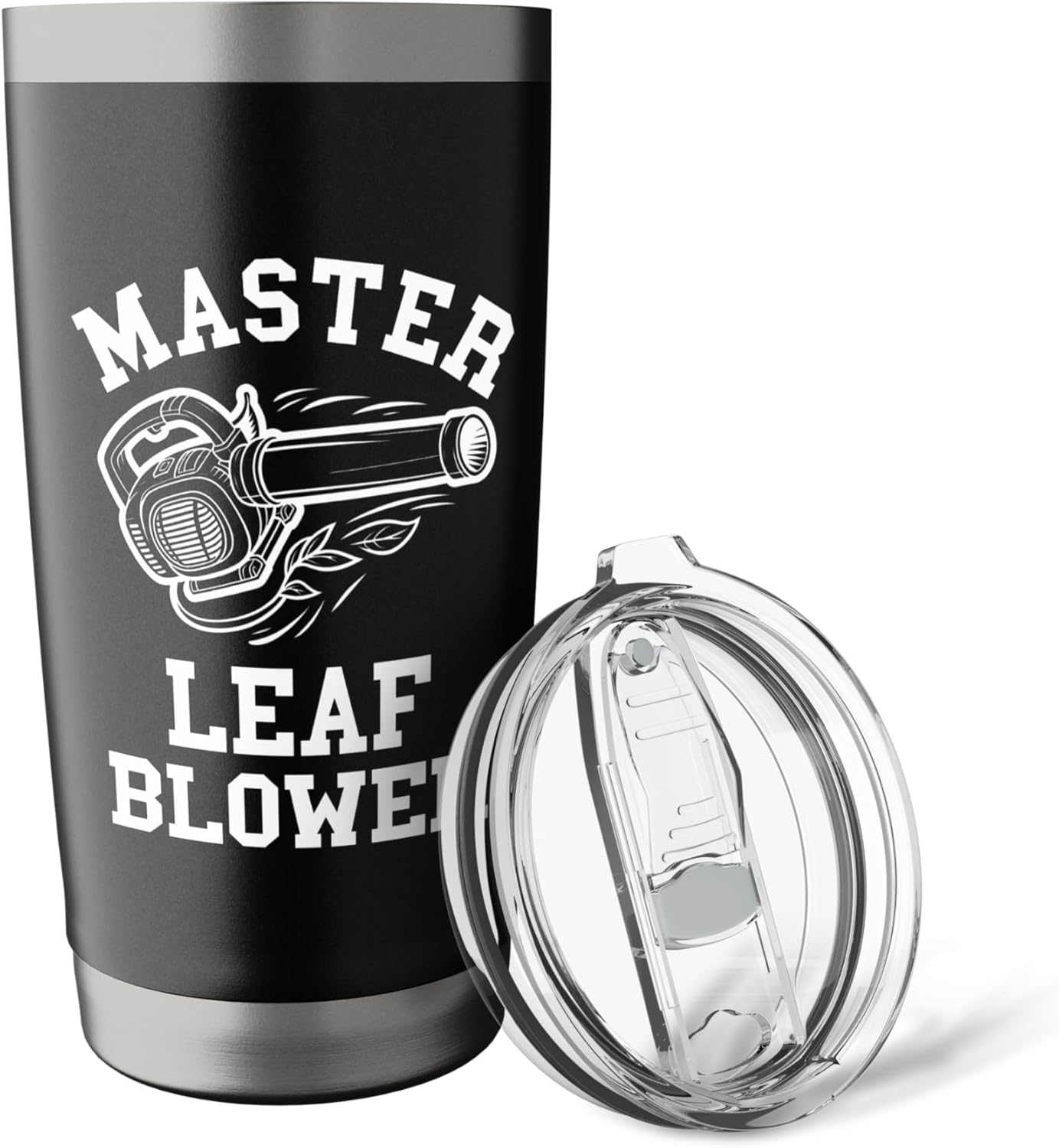 Master Leaf Blower Mens Landscaping Lawn Care Yard Leaves Stainless Steel Insulated Tumbler