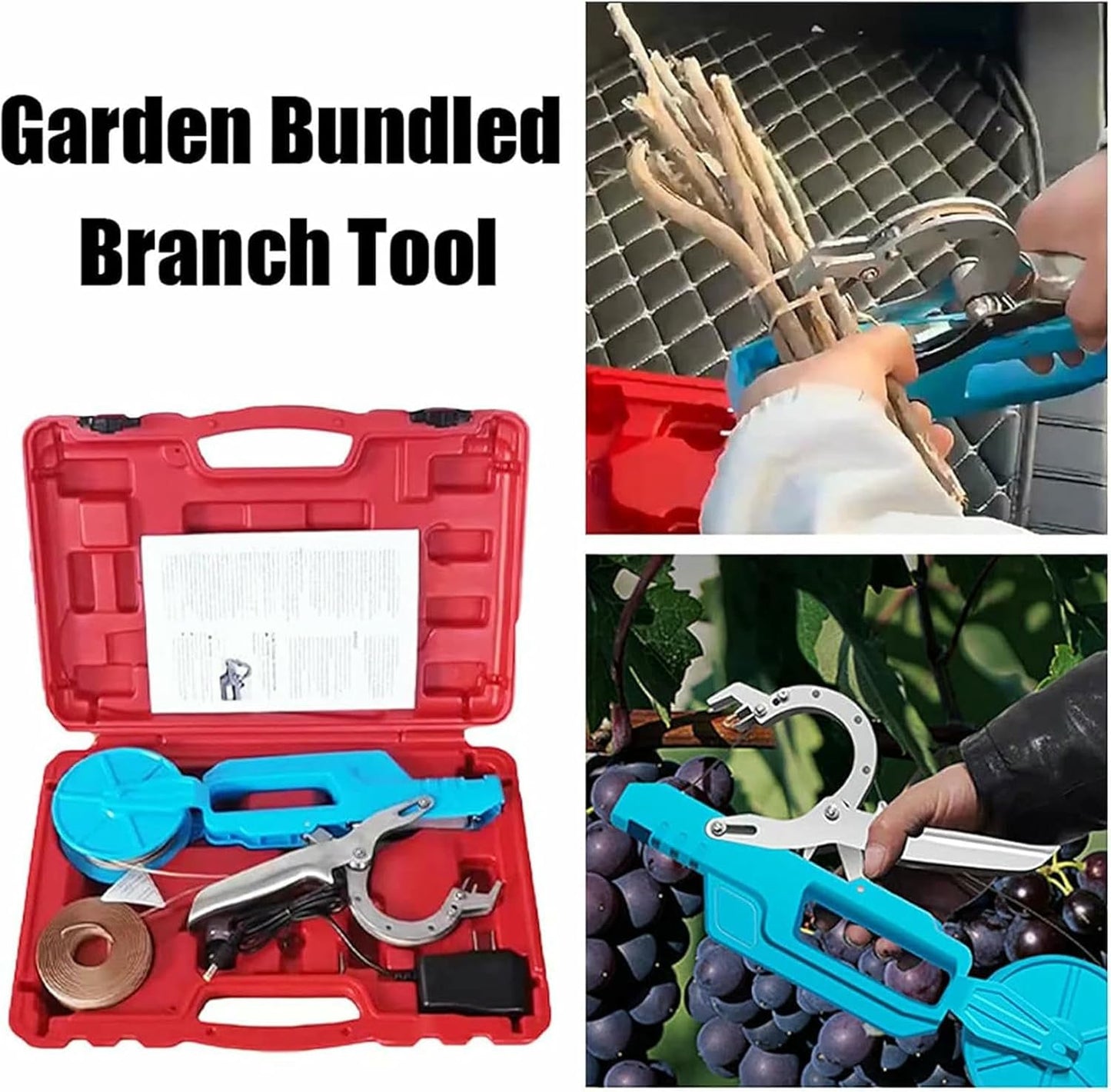 Wireless Electric Plant Tying Machine - Garden Vine Binding Tool for S