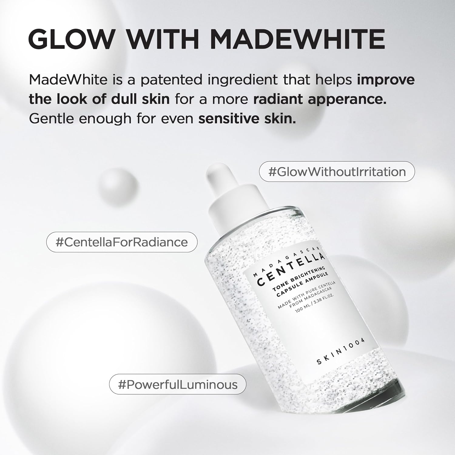 SKIN1004 Tone Balancing Capsule Ampoule, Niacinamide & Centella Serum 