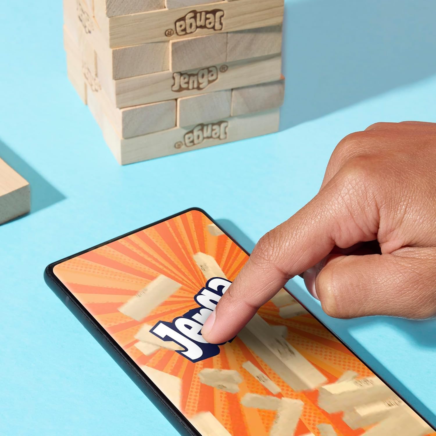 Official Hasbro Games Jenga Game | Digital Die for 6 More Ways to Play
