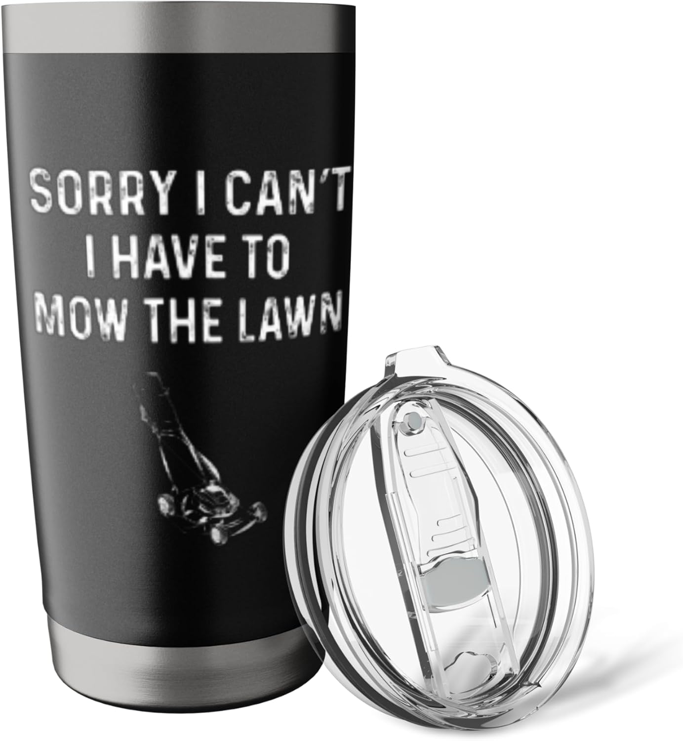 Lawn Mowing Funny Lawn Mower For Dads Yard Care Landscaper Stainless Steel Insulated Tumbler