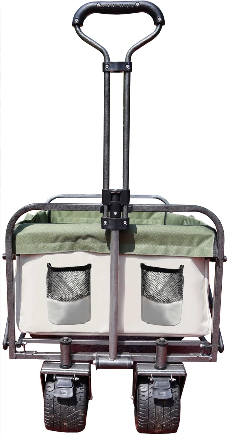 Utility Kids Wagon for Outdoor Garden Park Walking, Portable Beach Cam