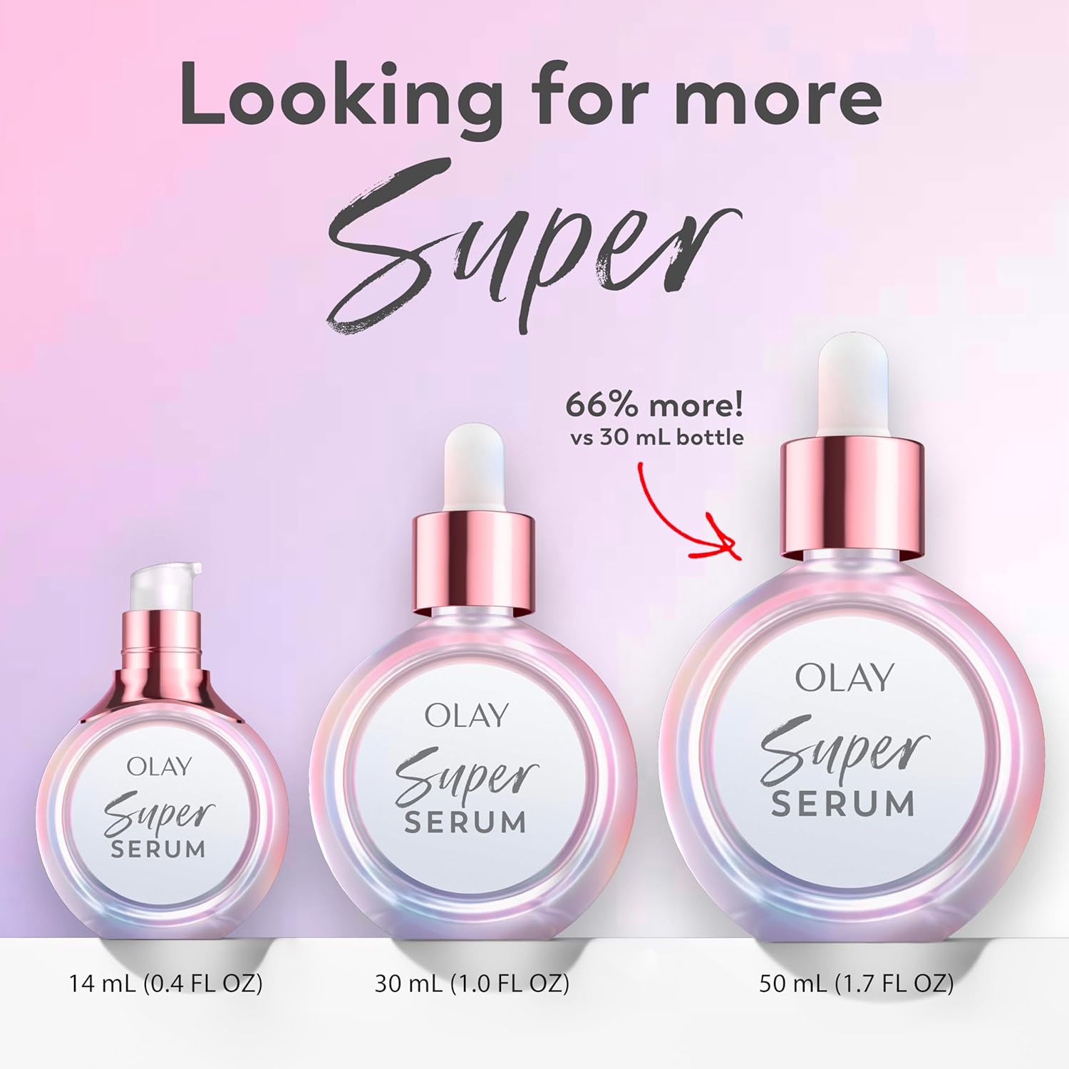 Olay Super Serum - Glow Serum for Face - Activated Niacinamide, Vitami