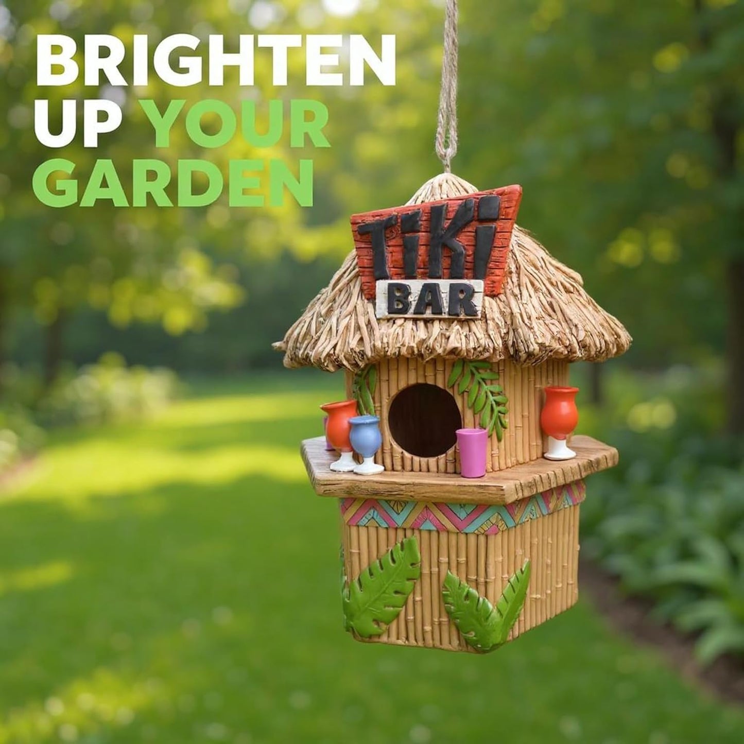 Spoontiques - Birdhouse - Garden Décor - Decorative Bird House for Yar