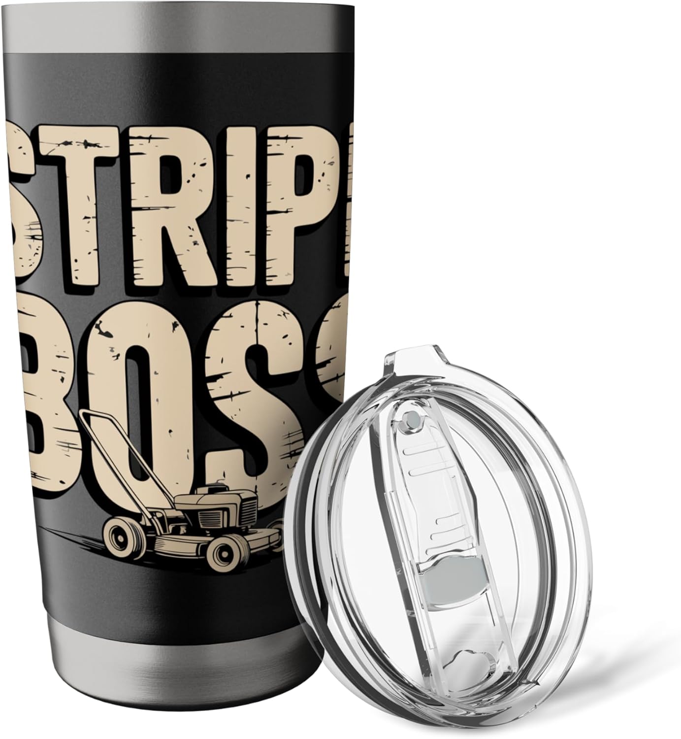 Lawn Striper Lawn Care Landscaping Lawn Mover Stainless Steel Insulated Tumbler