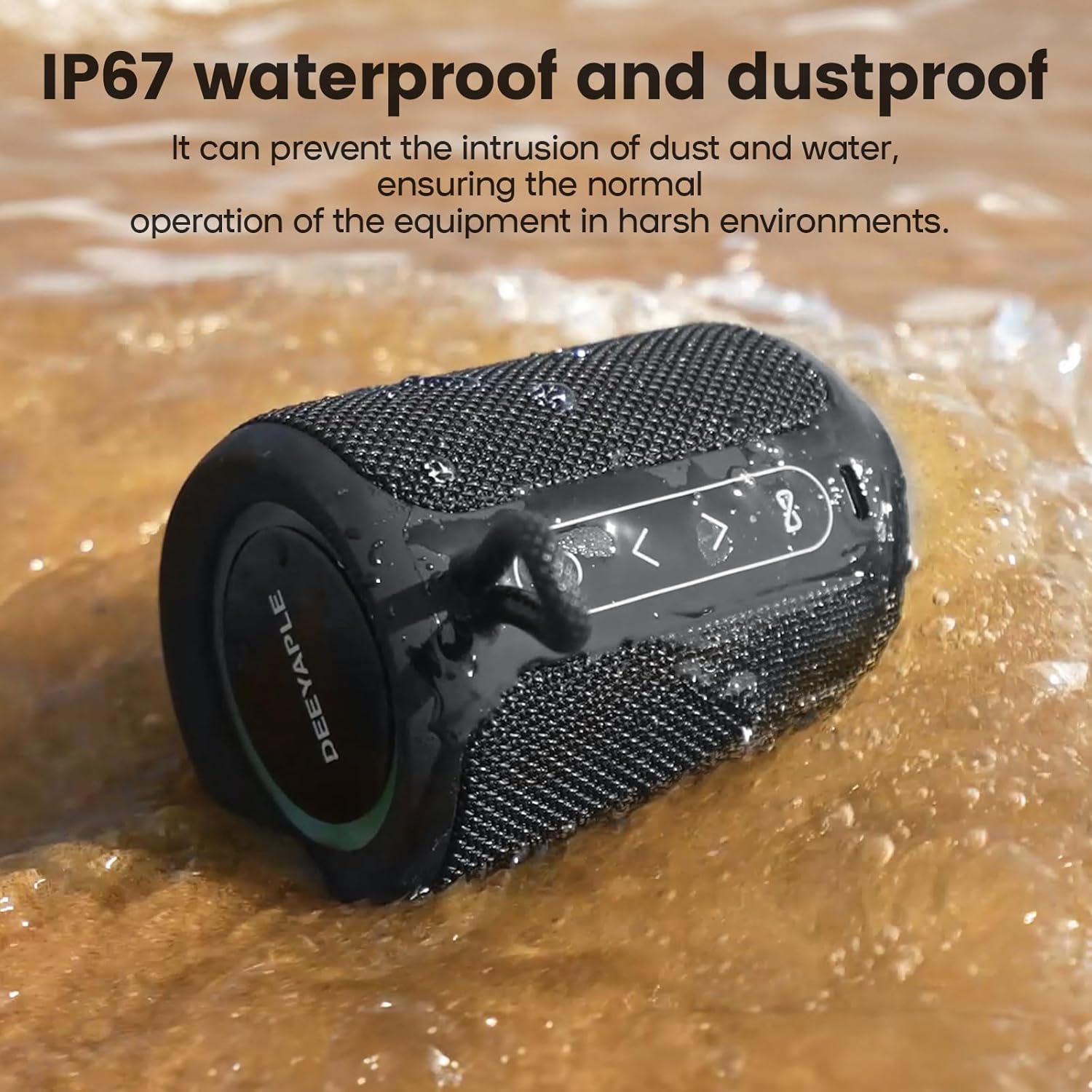 Bluetooth Speaker Wireless,IP67 Waterproof & Dustproof Portable Speake