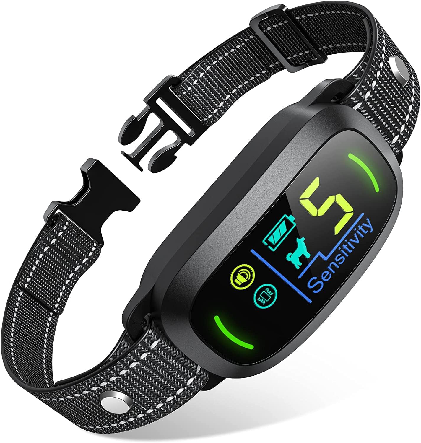 Dog Bark Collar, Rechargeable Smart Collar, Anti Barking Training Coll