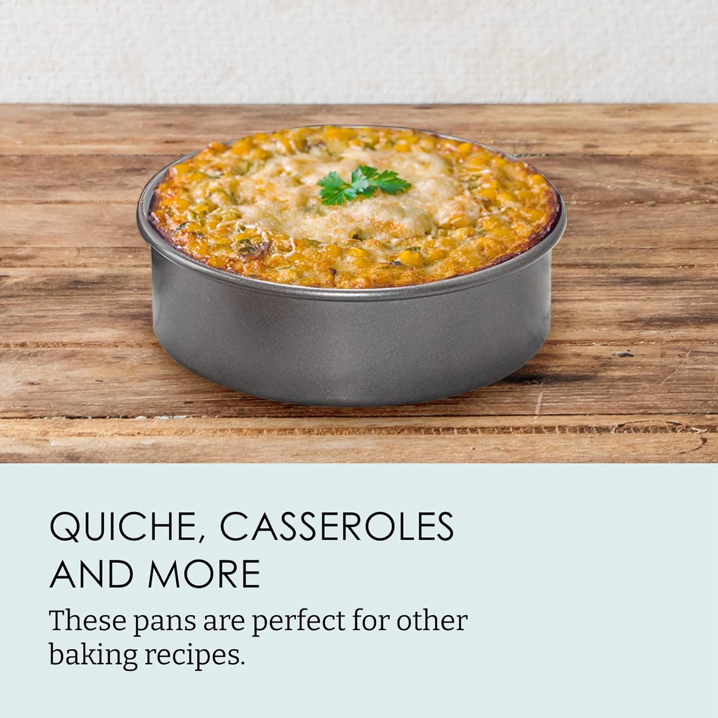 Chicago Metallic Professional 3-Piece Round Cake Pan Set of 6, 8, 10 i