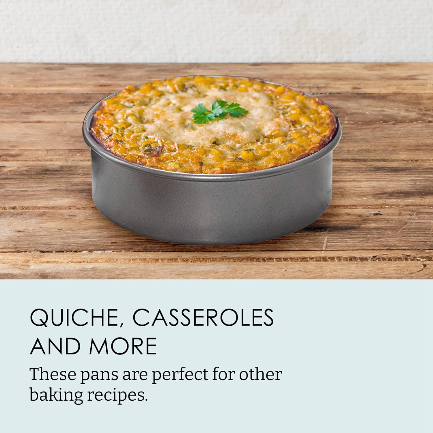 Chicago Metallic Professional 3-Piece Round Cake Pan Set of 6, 8, 10 i