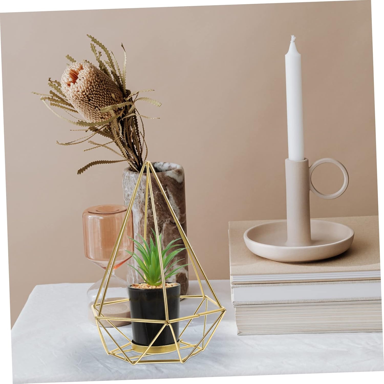 BESTOYARD Artificial Pot Faux Potted Plant Ornament for Home Decor Off