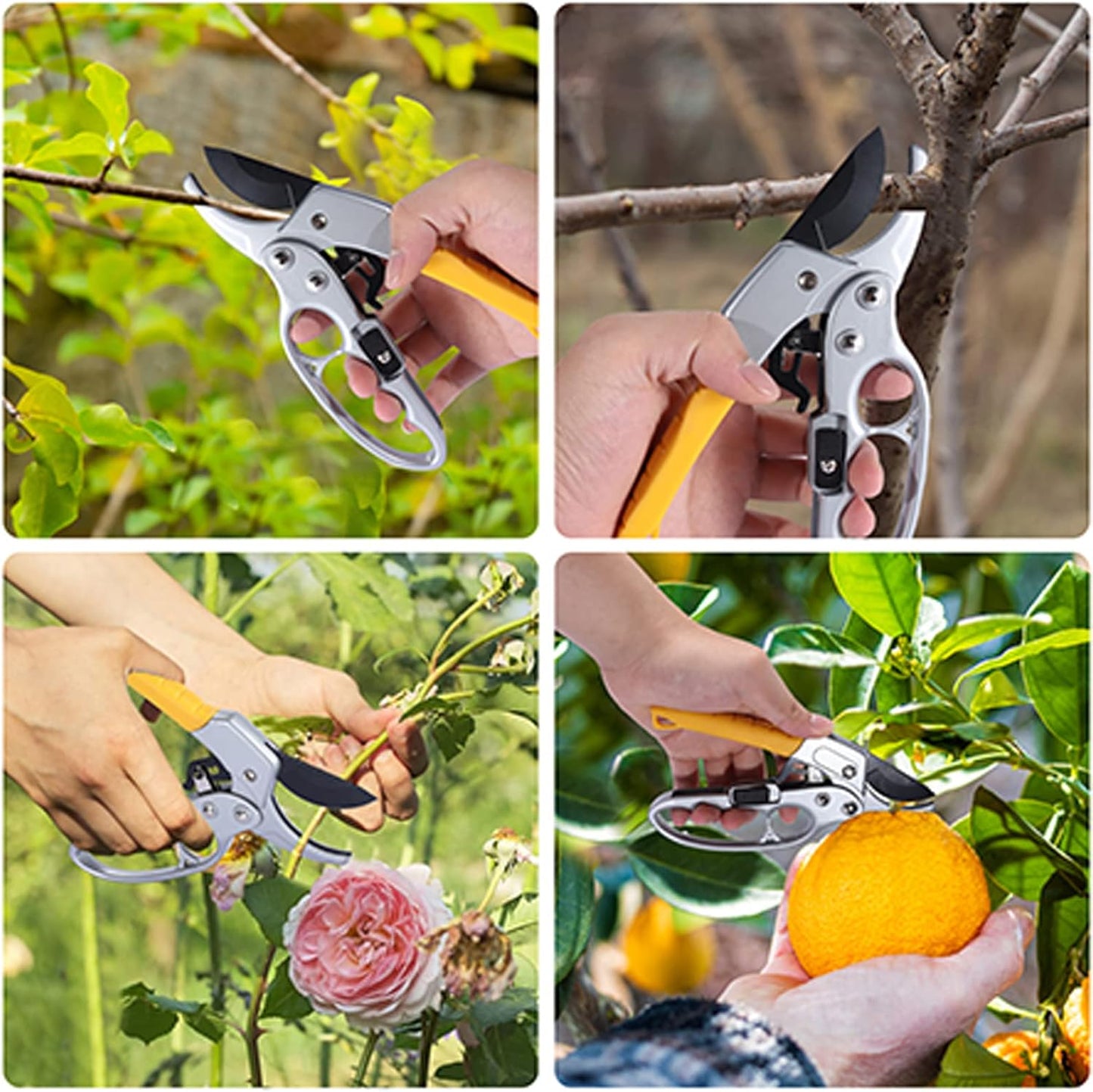 Premium Germany Pruning Shears, Work 3 Times Easier, Pruners Heady Dut