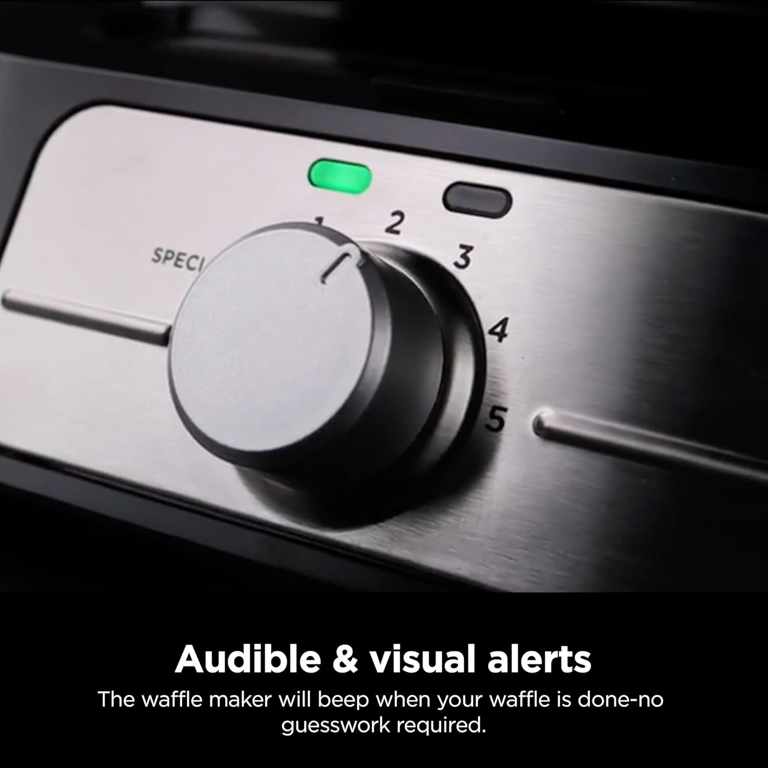 Ninja Belgian Waffle Maker Pro | Vertical Design | 5 Shade Settings wi
