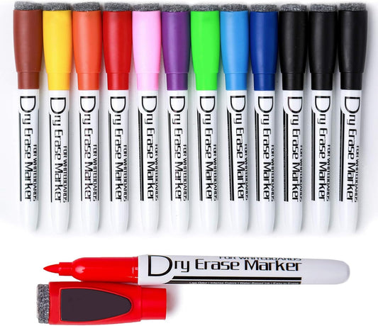Volcanics Magnetic Dry Wipe Pens Dry Erase Markers With Eraser Cap Low
