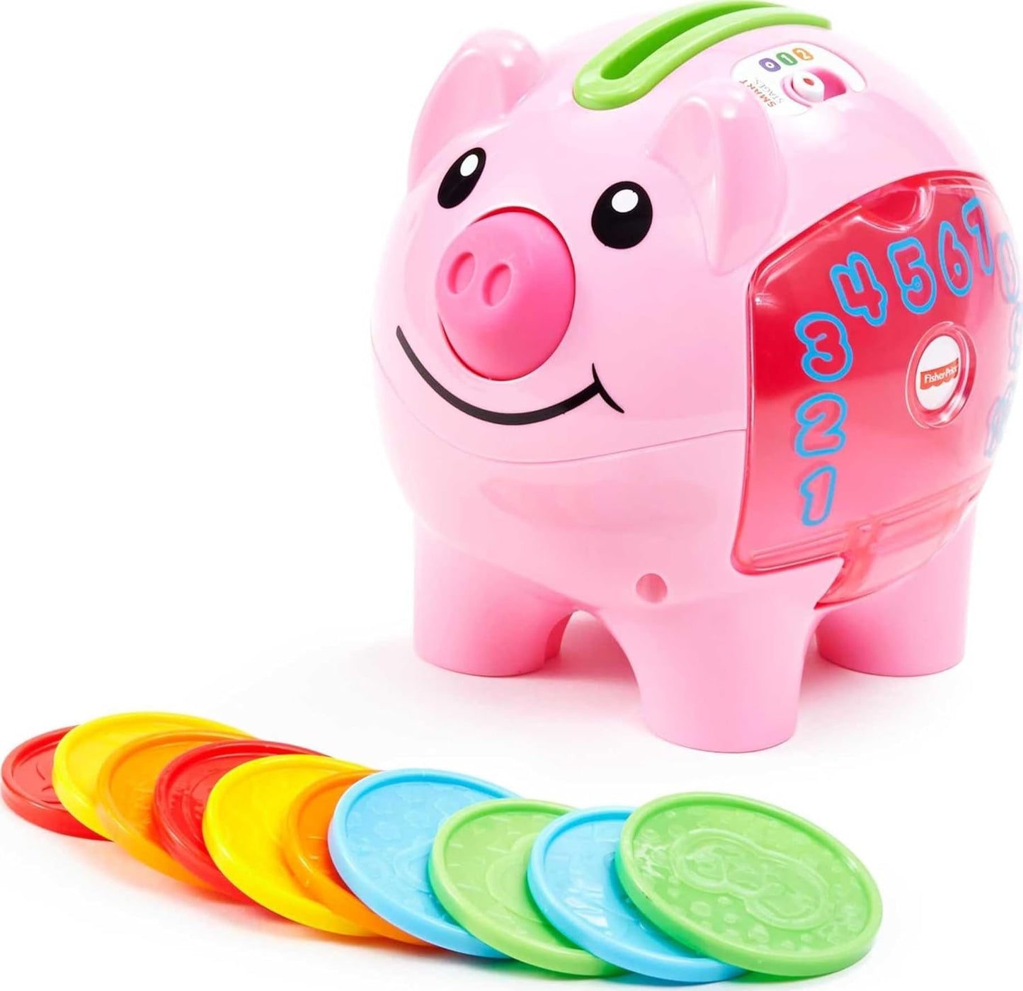 Fisher-Price Baby & Toddler Toy Laugh & Learn Smart Stages Piggy Bank 