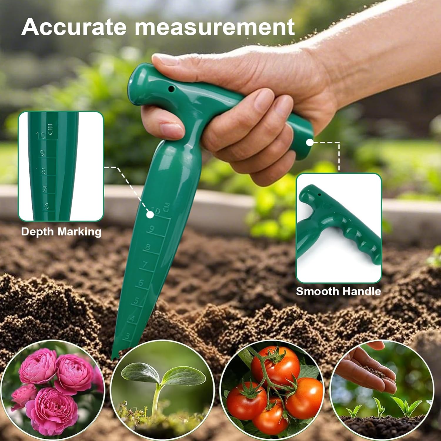 Seed Spreader 12PCS Sowing Seeds Dispenser Set Mini Seed Dispenser for