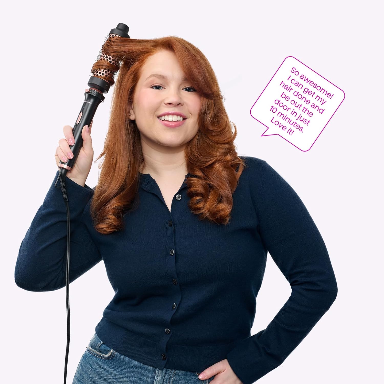 Wavytalk 3 in 1 Curling Wand Set, Multi Curl, Curling Iron Set with He