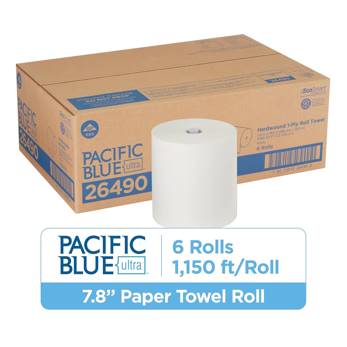 Pacific Blue Ultra Paper Towel High Capacity Roll 1 Case(s), 1 Towels/Case