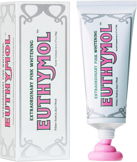 EUTHYMOL Whitening Toothpaste (3.7fl oz) - Stain Removal in 2 Weeks, L