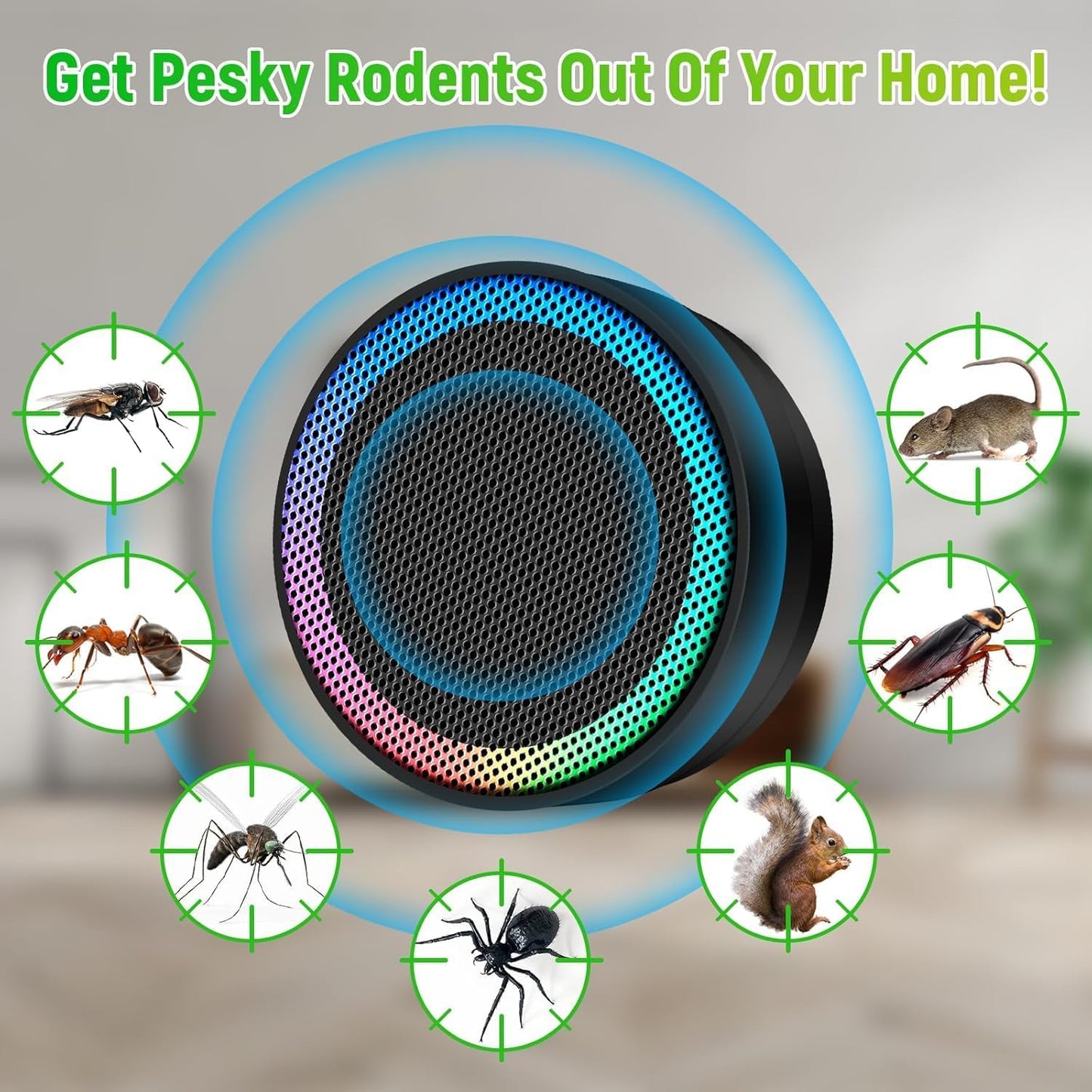Ultrasonic Pest Control Repellent, Insect Indoor Repellent Plug in, 20