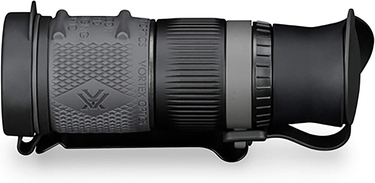 Vortex Optics Recce Pro HD 8x32 Monocular - HD Optical System, MRAD Reticle, Utility Clip, Adjustable Eyecup, Rubber Armor, Non-Slip Grip, Fogproof, Waterproof - Unlimited, Unconditional Warranty