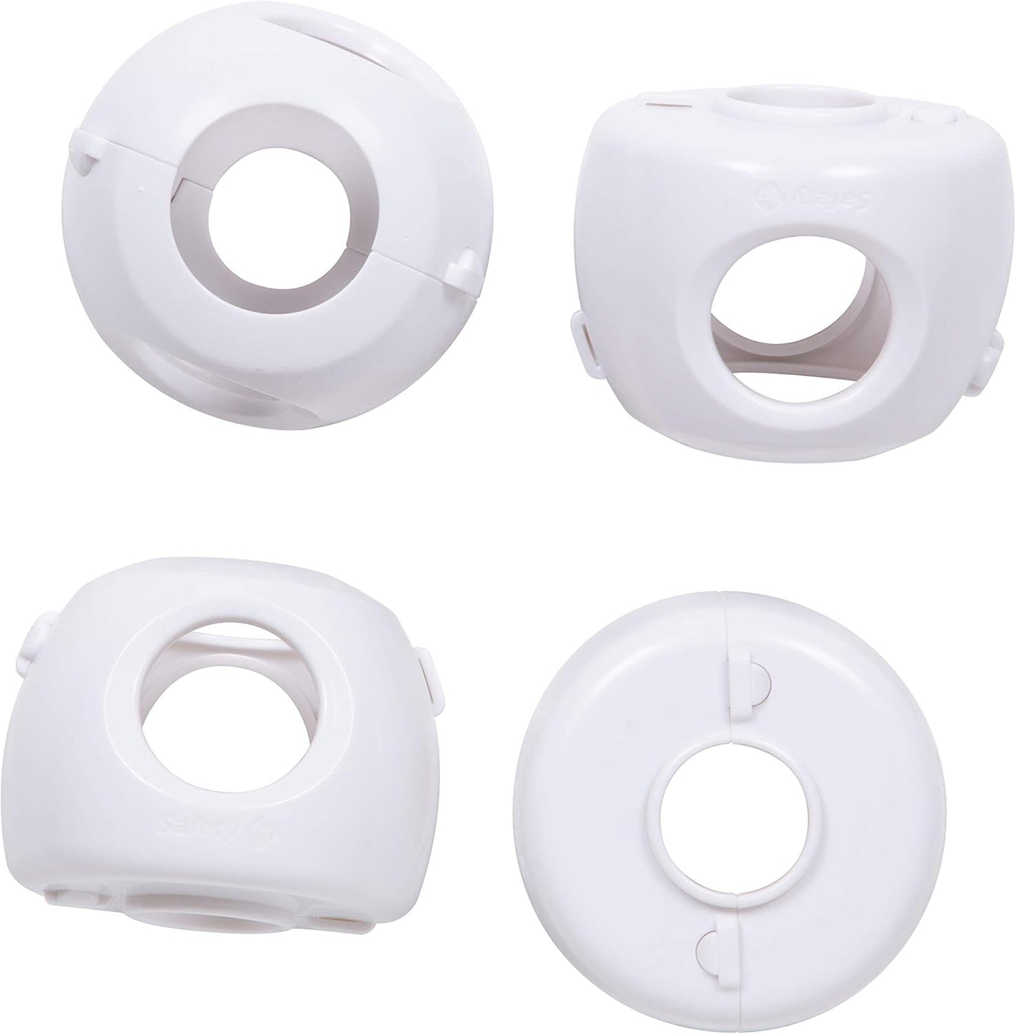 Safety 1st Parent Grip Door Knob Covers, White, One Size,4 Count (Pack