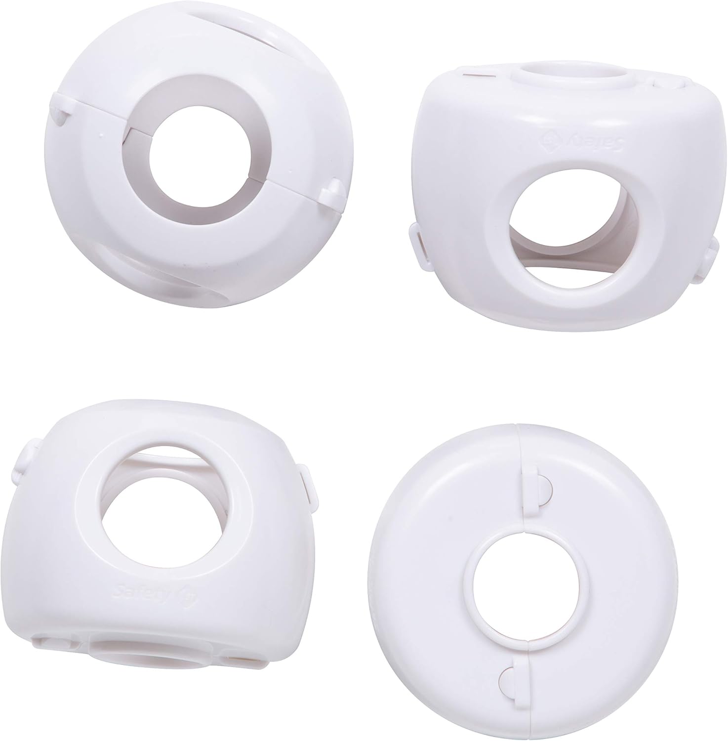 Safety 1st Parent Grip Door Knob Covers, White, One Size,4 Count (Pack