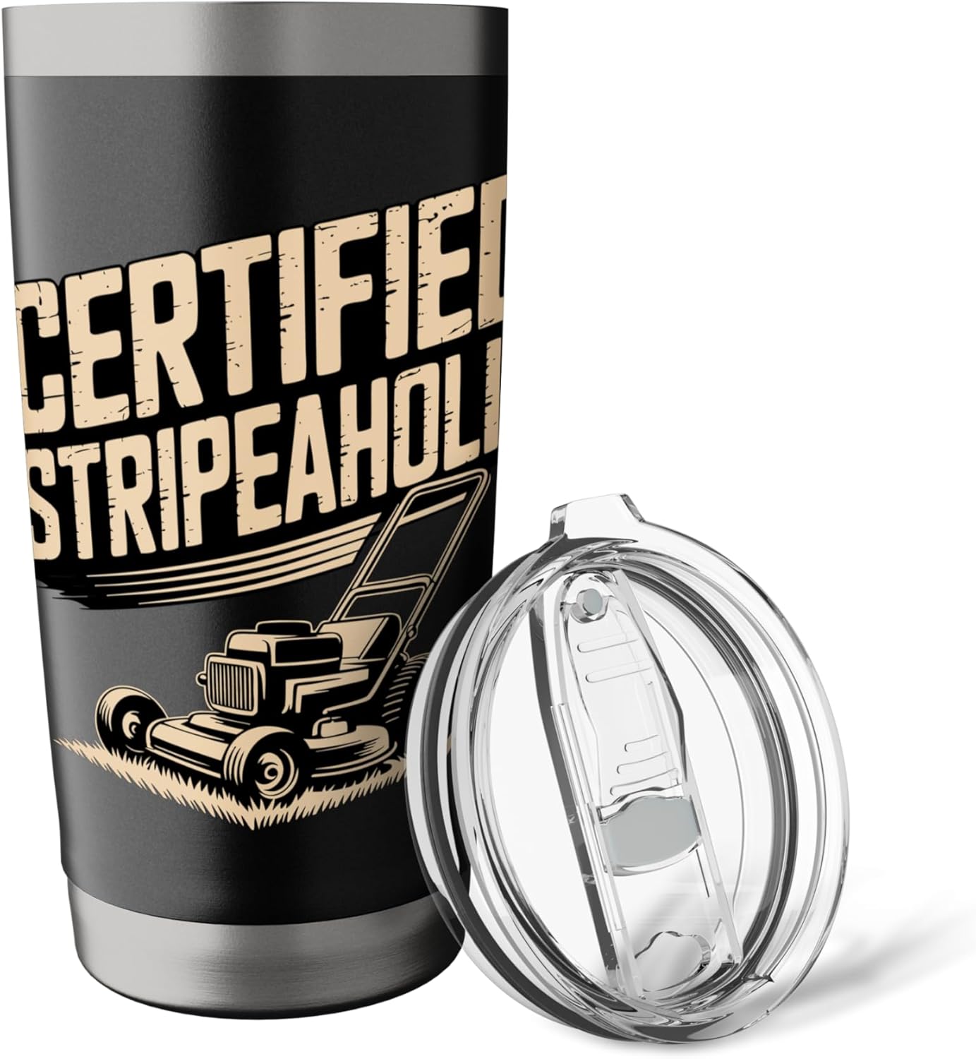 Funny Lawn Striper Lawn Care Mowing Striping Stainless Steel Insulated Tumbler