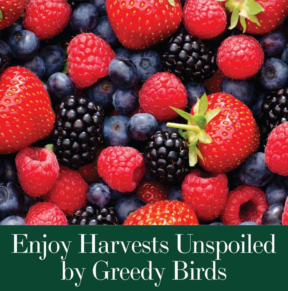Dalen Bird X Protective Mesh Netting - Keep Birds and Pests Away from Your Garden – Non Toxic - Made in The USA - 7' x 20'