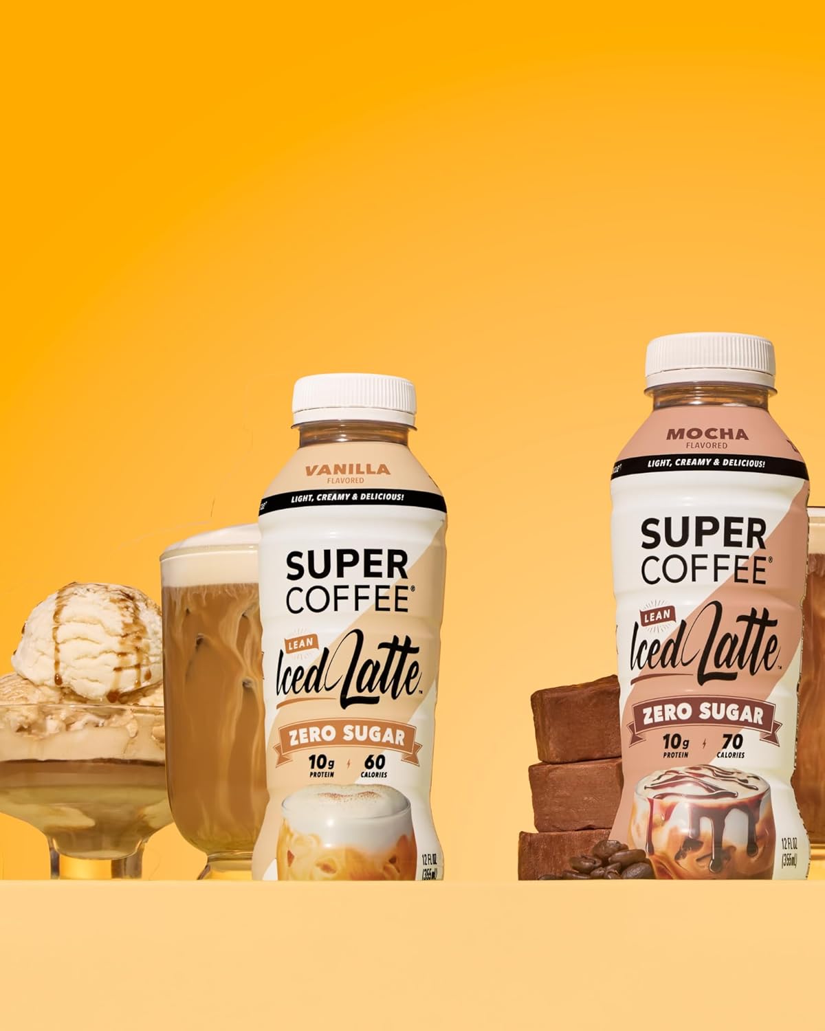 Super Coffee, Ready To Drink Iced Coffee, Vanilla Latte (12 Ounce Bott