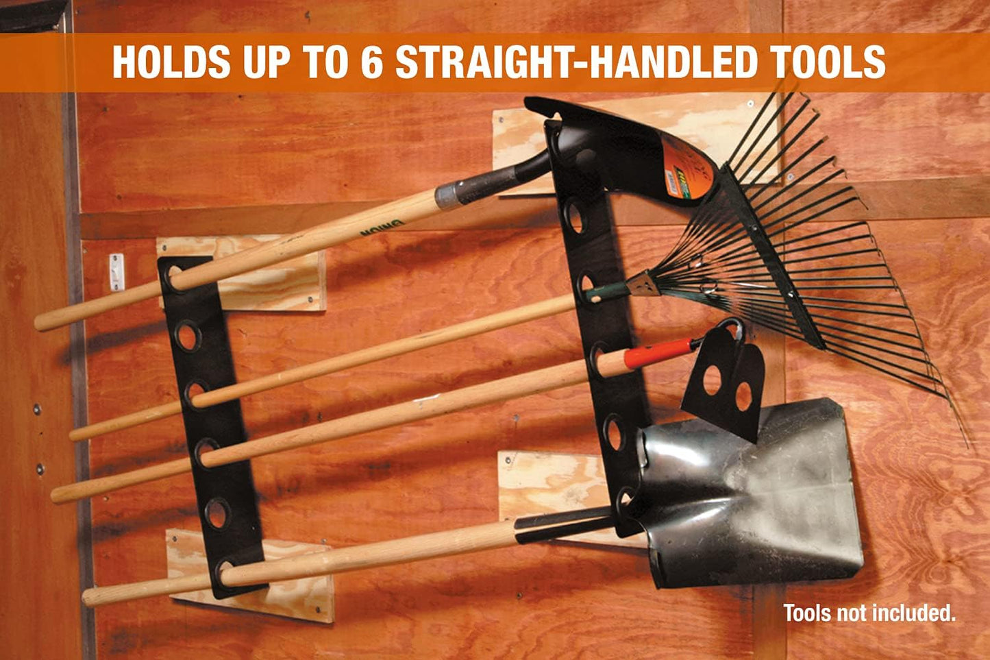 Buyers Products LT37 Hand Tool Rack for Enclosed Landscaping Truck Tra