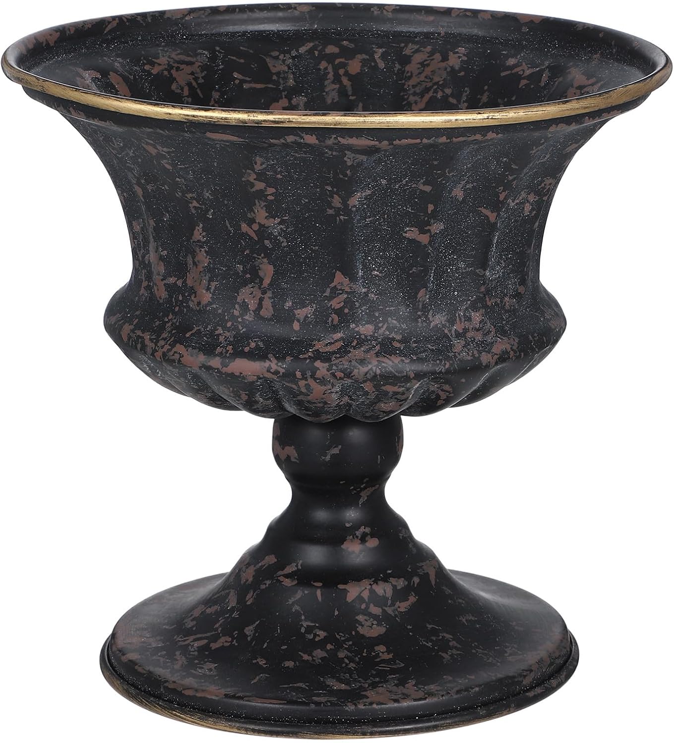 Angoily Vintage Flower Vase Iron Planter Urn Style Planter Wedding Tab