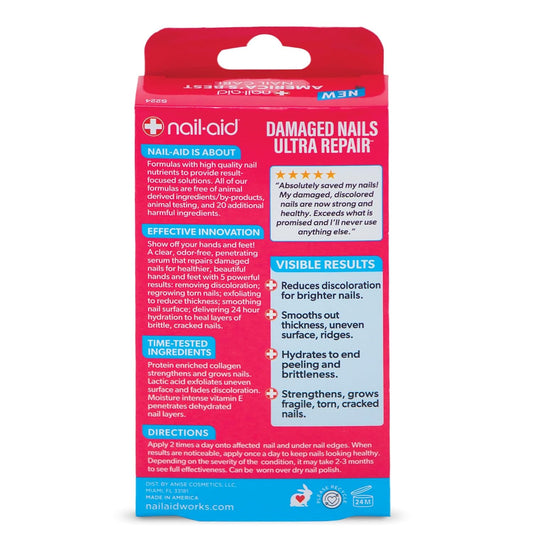 Nail-Aid - 5-in-1 Damaged Nails Multi-Repair for Fingernails or Toenai
