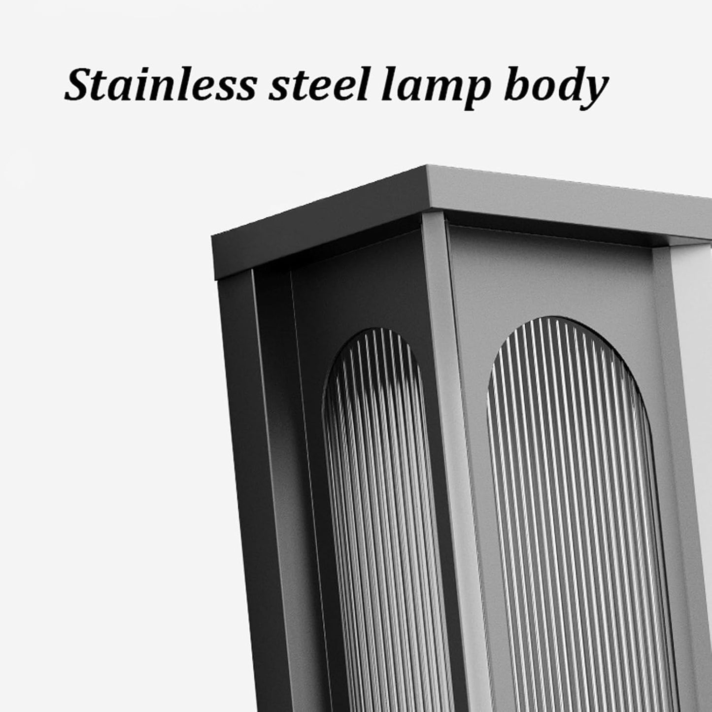 Solar Exterior Wall Light, Solar Wall Lantern, Solar Wall Lamp Waterproof Dusk to Dawn Stainless Steel Outdoor Wall Sconce PC Shade Lighting for Patio Porch Garden Cottage
