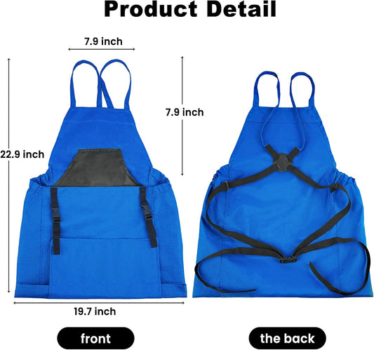 Gardening Apron, Garden Apron with Quick Release Pockets,Water Resista