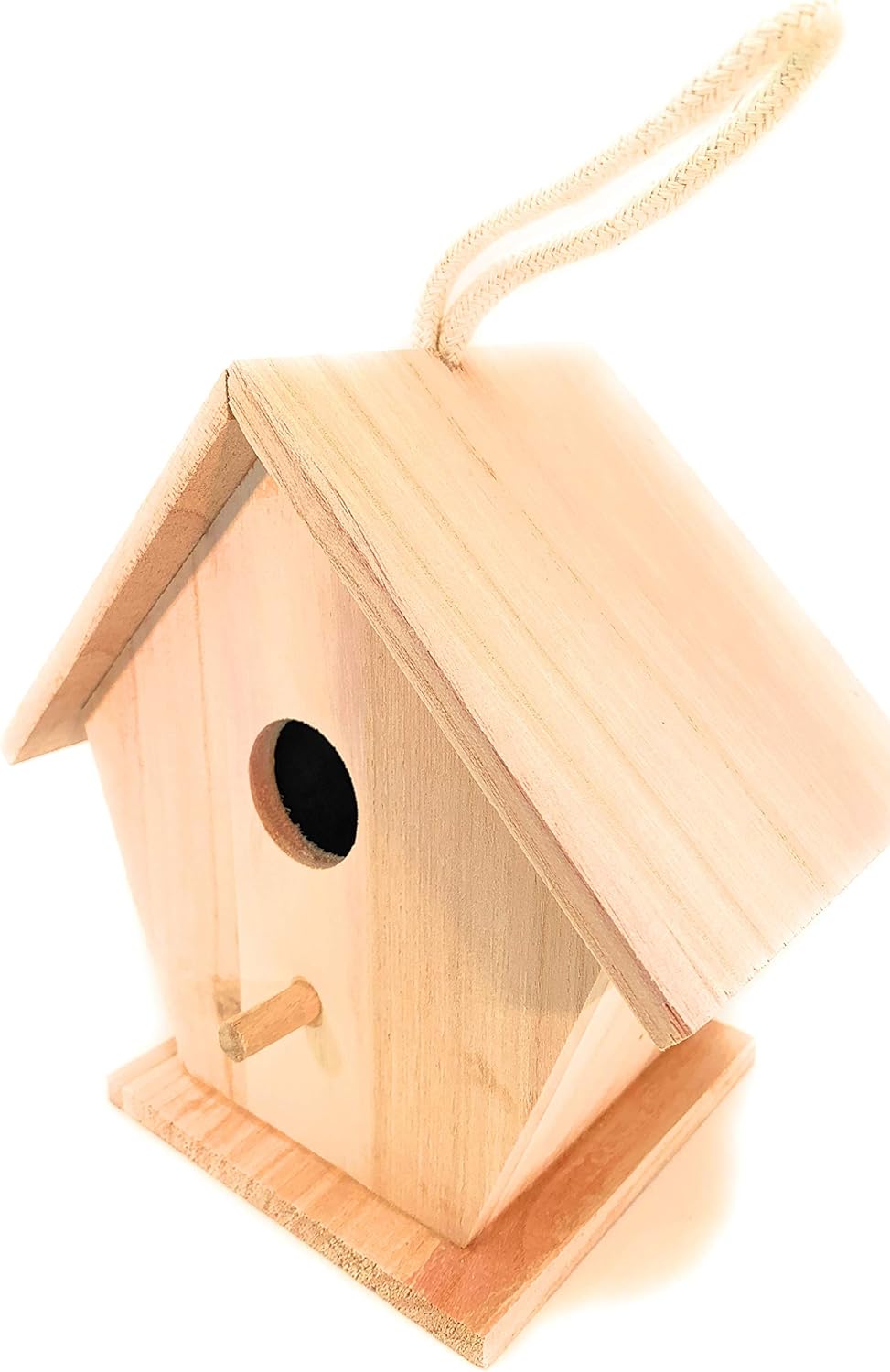 3-Piece DIY Birdhouse Set with Feeder – Includes 2 Wooden Bird Houses & 1 Bird Feeder, Large Paintable Craft Kit for Kids & Adults, Ideal for Home, Garden & Outdoor Decor