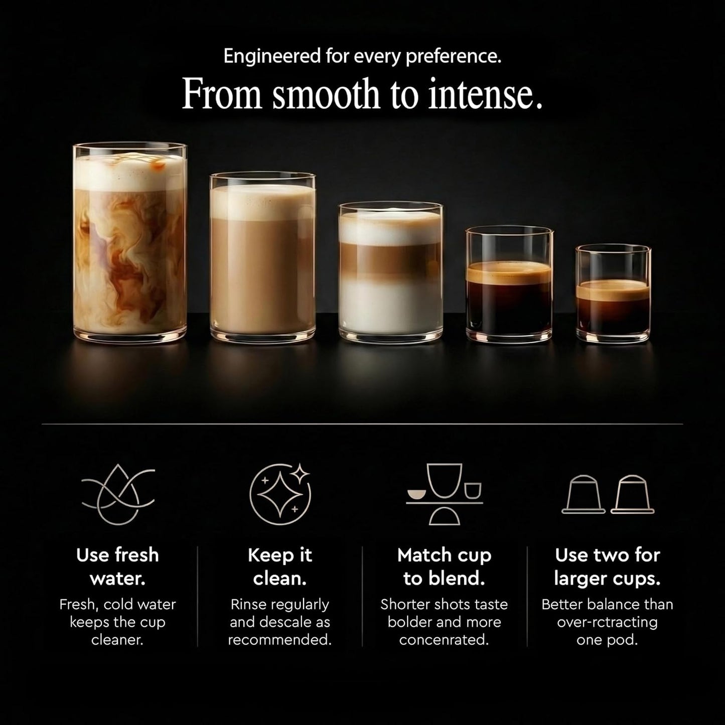 CARRARO Variety Pack - 100 Espresso Capsules Compatible with Nespresso Original Line Machines - Medium & Dark Roast Coffee Pods, Aluminum Capsules 10 Packs, Made in Italy (Premium Gift Box Not Included)