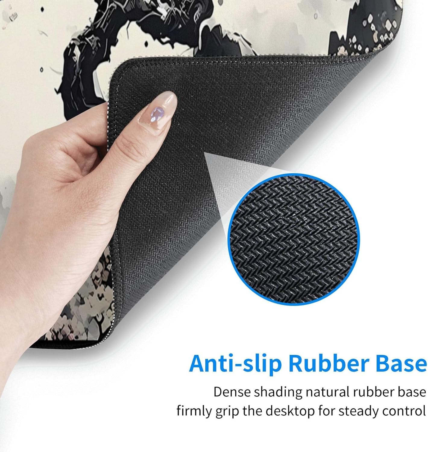 Japanese Mouse Pad, Large Japanese Desk Mat, XL Anime Gaming Keyboard 