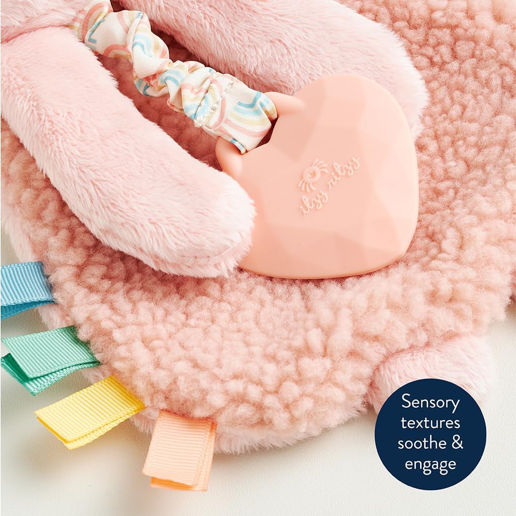 Itzy Ritzy - Itzy Lovey Including Teether - Baby Lovey with Teether, T