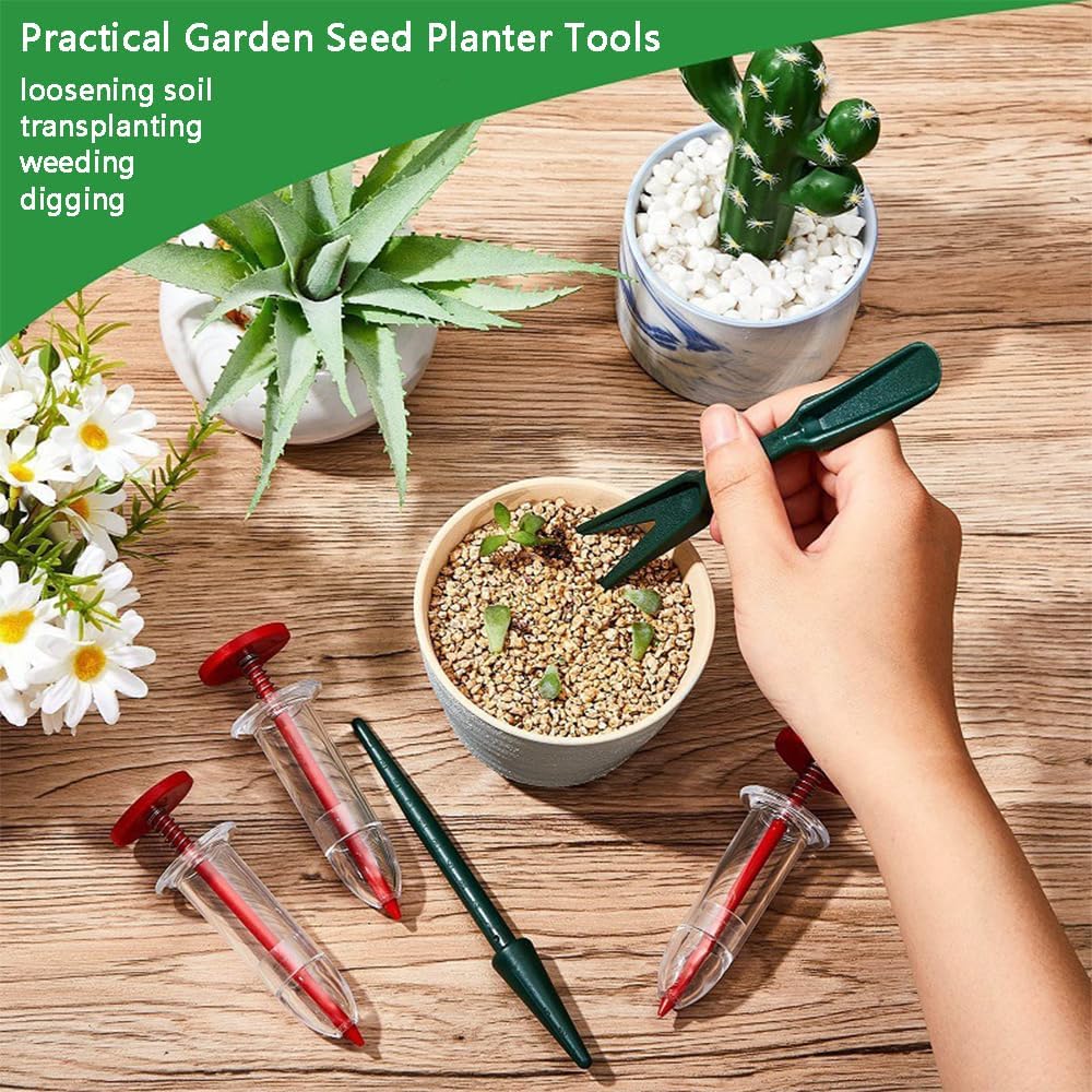 6 PCS Mini Seed Spreader Set, 2025 New Mini Sowing Seed Dispenser, Sma