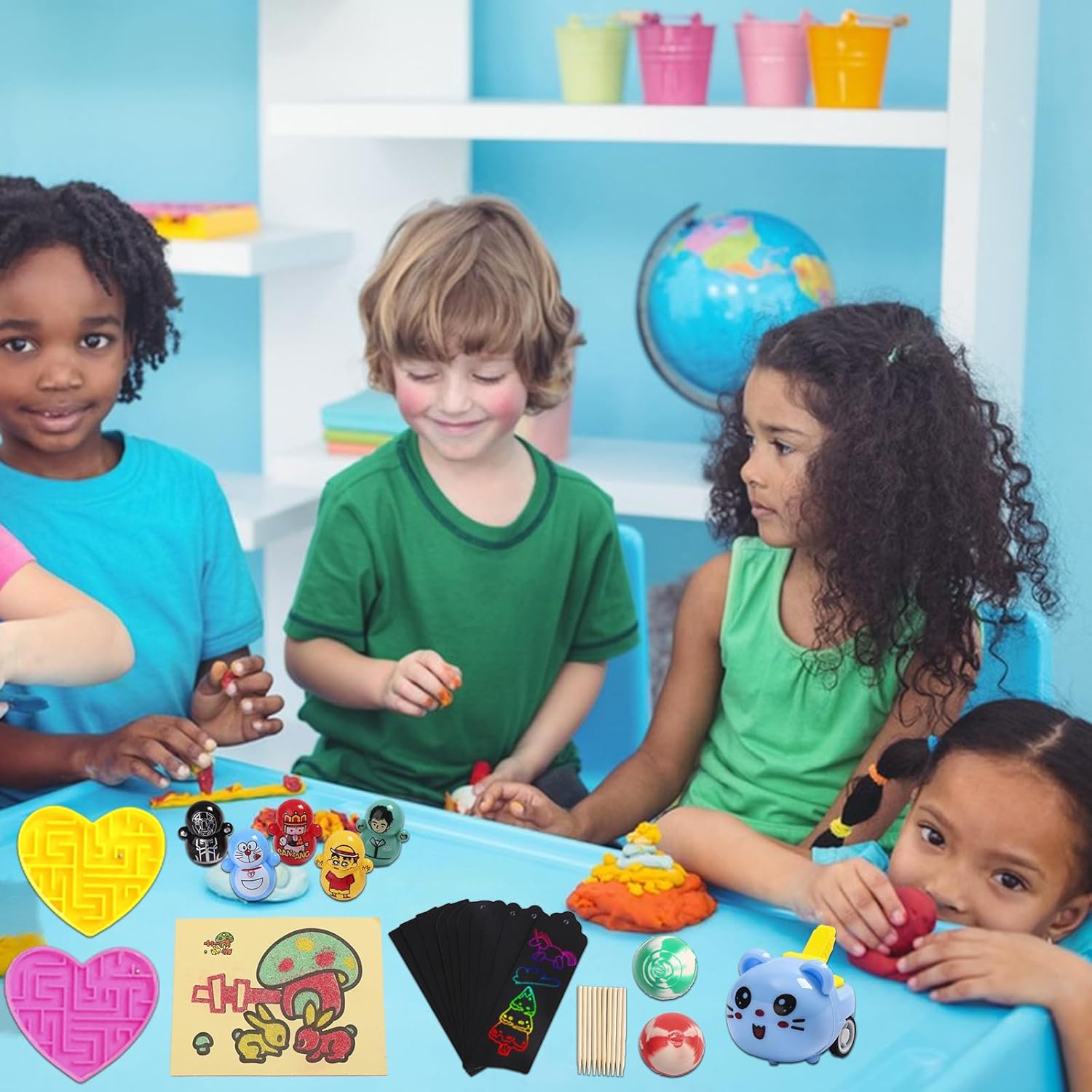 1000 Pcs Party Favors for Kids, Fidget Toys Bulk, Birthday Gift Toys, 