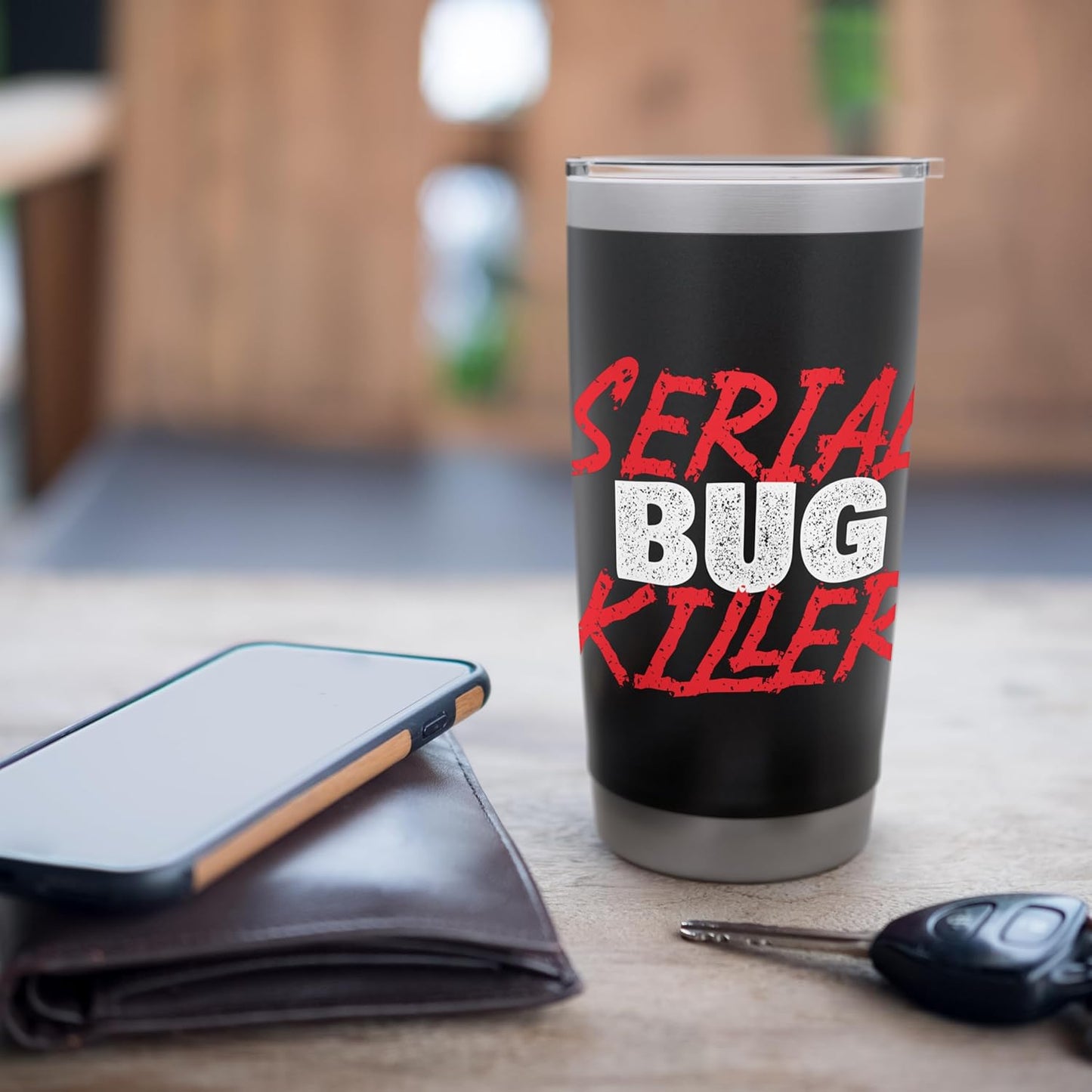 Serial Bug Killer - Exterminator Pest Control Technician Stainless Steel Insulated Tumbler