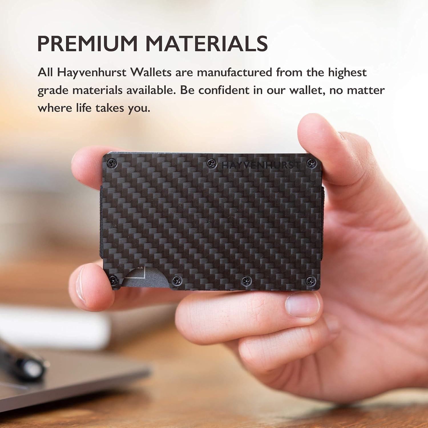 Hayvenhurst Wallet For Men - Reinvented Design Men's Wallet - Slim, Mi