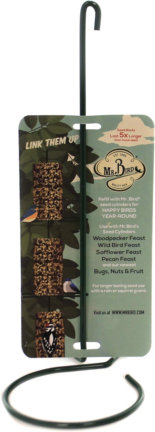 Mr. Bird Cylinder Feeder - Green