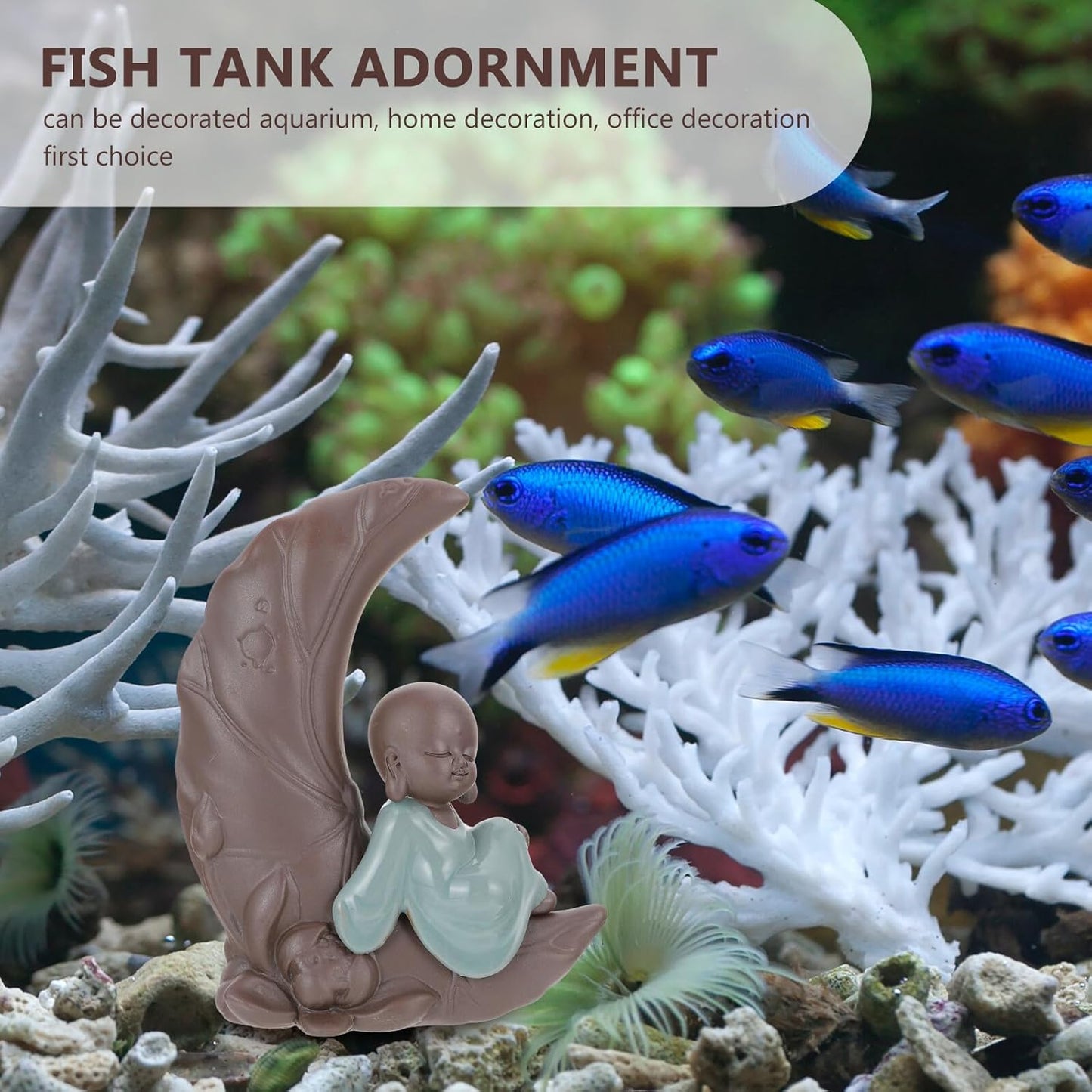 Ceramic Hydroponic Vase for Desktop Floral Arrangement, Fish Tank Deco