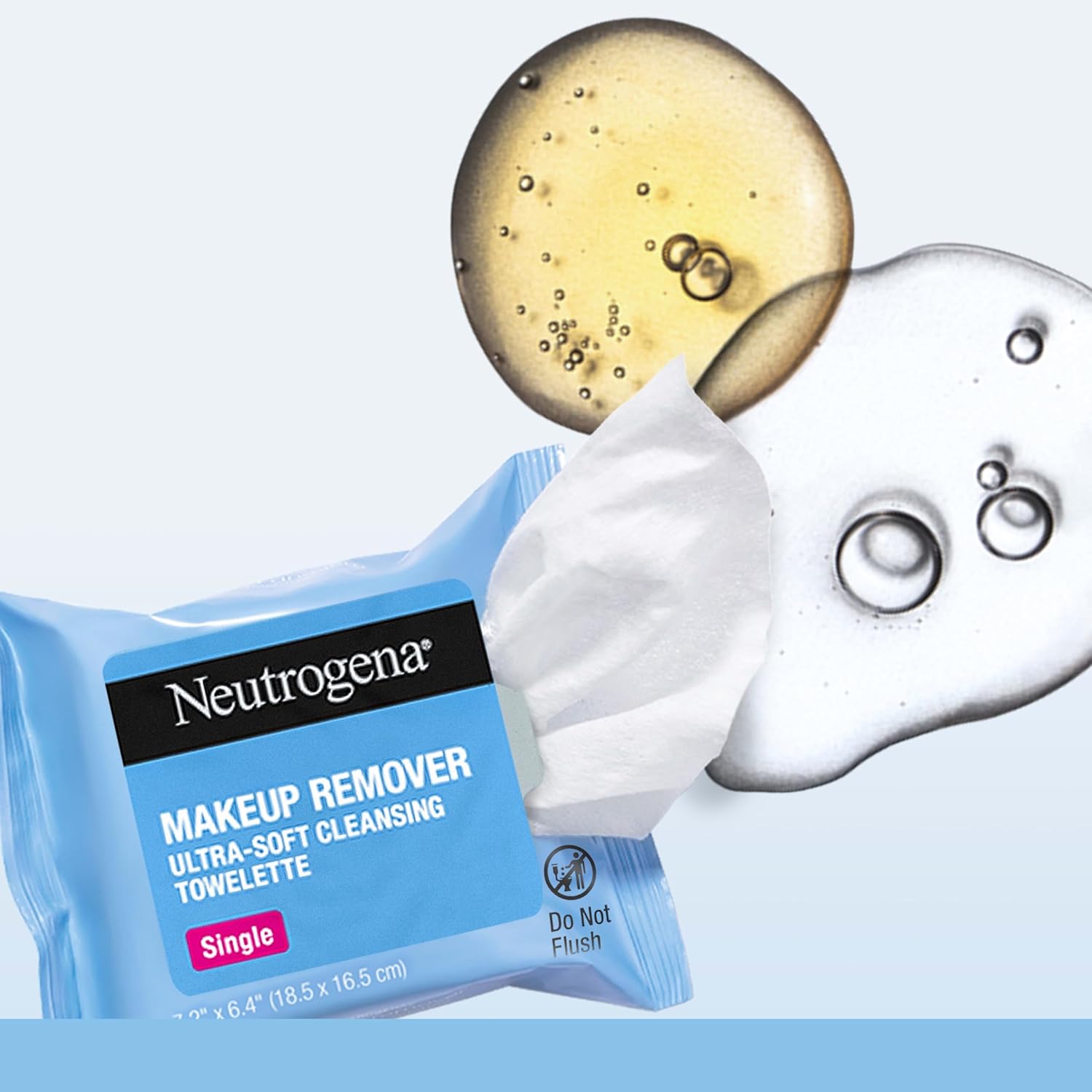 Neutrogena Makeup Remover Wipes, Daily Single Face Cleansing Towelette