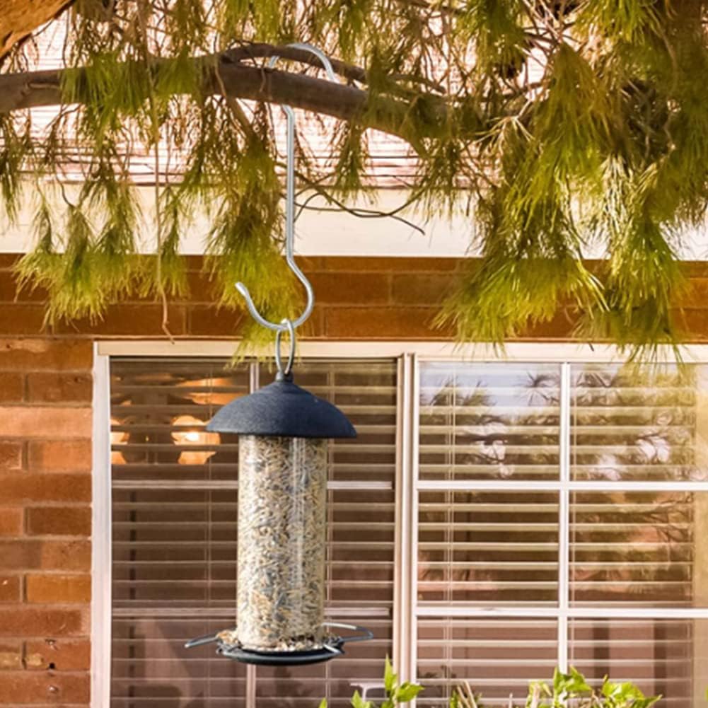 6 Pack Extra Large S Hooks for Hanging Plants, 16 Inch / 12 Inch Long 